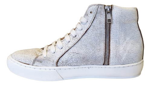 Zapatillas Botitas Cuero Vacuno Debendita Mod Nala Mujer