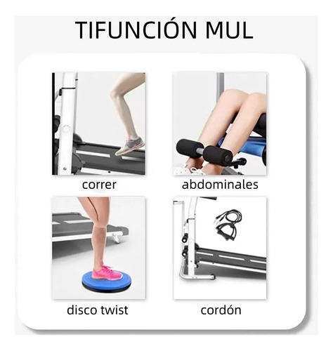 Trotadora Mecánica Plegable Sin Lubricante