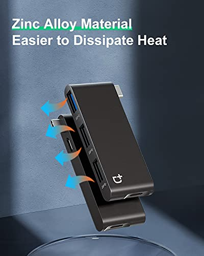 Hub Usb-c 4 En 1 Dockcase Con Tipo C, Usb 3.0, Usb 2.0 Comp