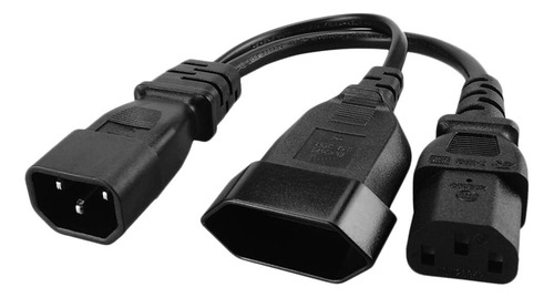 5 Iec 3 Polos C14 A C13 2 Pines Y Cable De Alimentación