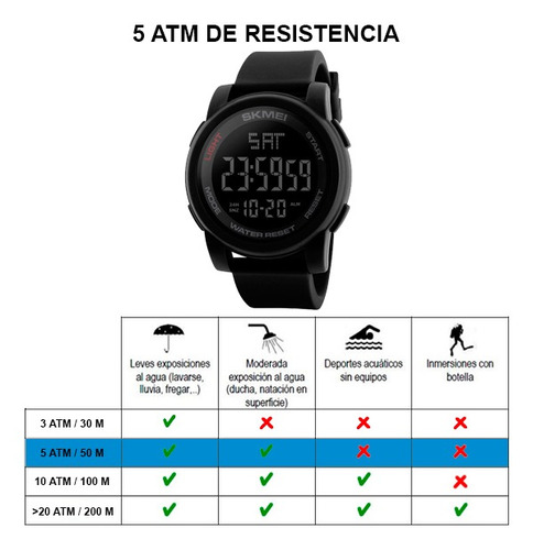 Imagen 7 de 9 de Reloj Prego Negro Para Caballero