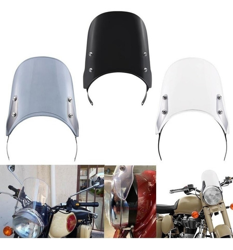 . Parabrisas Universal For Motocicleta Fairing 5 A 7