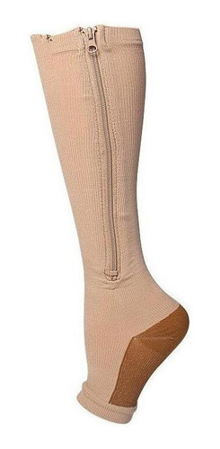 Calcetines Elásticos Con Cremallera De Compresión Deportiva