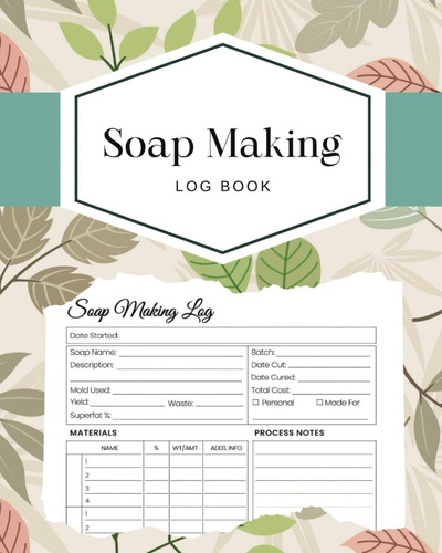 Libro: Soap Making Log Book: Record Your Soap Making Recipes