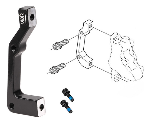 Adaptador De Freno Disco Para Shimano Rear 180mm/fore 203mm