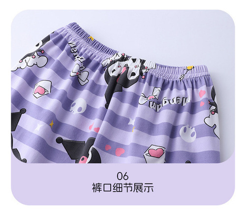 Bx Nuevo Conjunto De Pijama De Manga Larga Con Dibujos