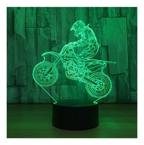 Y Lámpara Led 3d Para Moto De Cross Country, Luz Nocturna