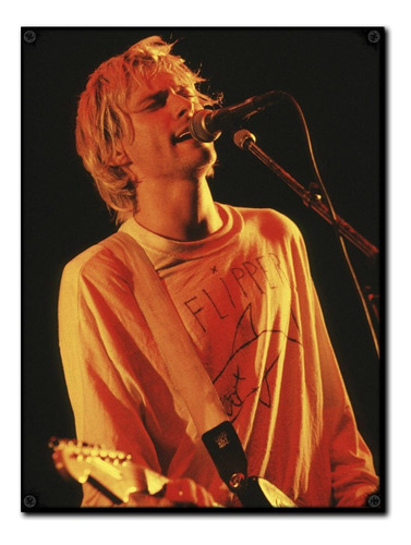 #1155 - Cuadro Decorativo Vintage Kurt Cobain Nirvana Poster