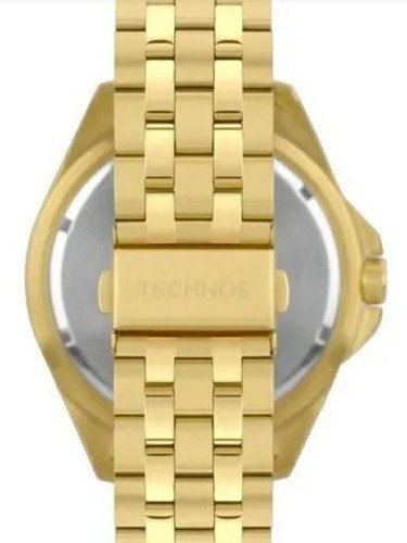Relógio Technos Masculino Ref: 2115mto/4x Big Case Dourado