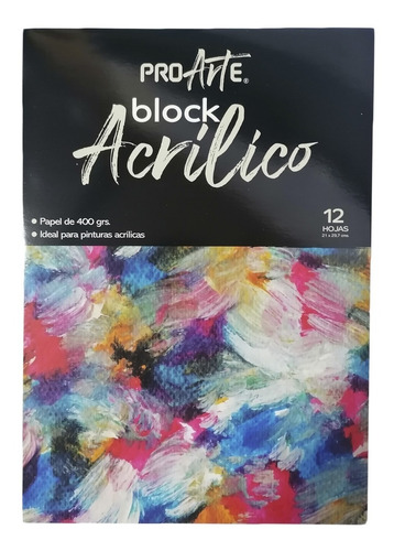 Block Para Acrílico / Papel 400grs. Proarte