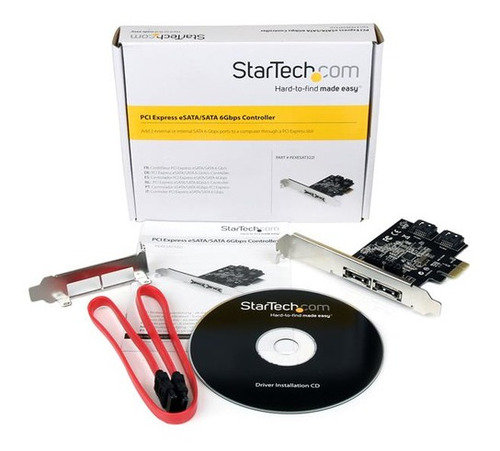 Tarjeta Pci Express Startech 6gbit/s 2 Puertos Esata