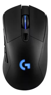 Mouse Gamer Logitech G703 Inalámbrico Recargable Sensor Hero Color Negro