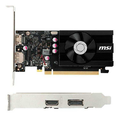 Tarjeta De Video Msi Gt 1030 2gb Low Profile Dr4 64b Pcie3.0