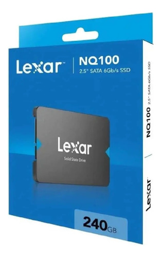 Disco Solido Ssd Lexar Nq100 240gb Sata 6gb/s 550mb Pc Porta