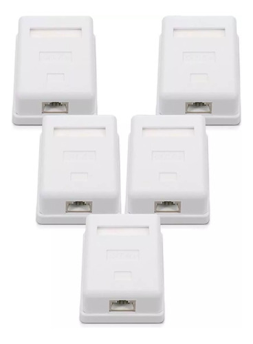 Packs 5 Rosetas Sobrepuestas Rj45 Cat5e Ulink Ul-ntw60360