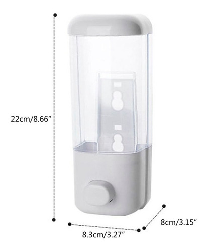 Imagen 6 de 7 de Dispensador Despachador De Jabón Y Gel Antibacterial 380ml