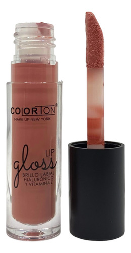 Labial Lip Gloss Con Acido Hialuronico Colorton Tono Blossom Acabado Brillante