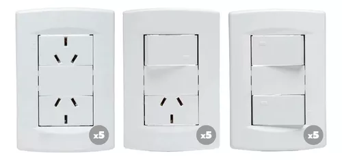 Llave De Luz Sica Life Pir Sensor Movimiento Blanco Corriente Nominal 10 A  Voltaje Nominal 220v