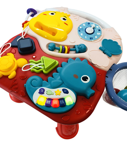 Juguete Mesa De Aprendizaje Música Juego Niños Con Canasta