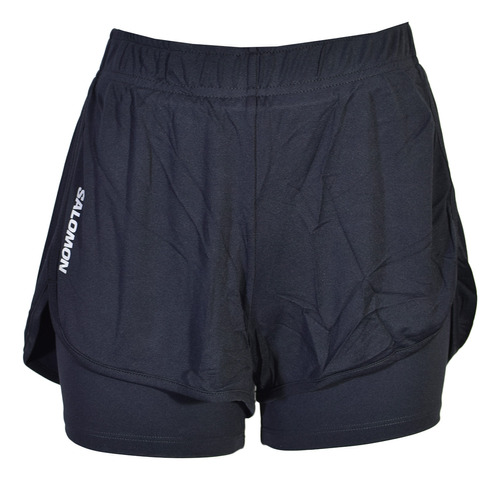 Short Con Calza Salomon Xa Sonic Mujer Black