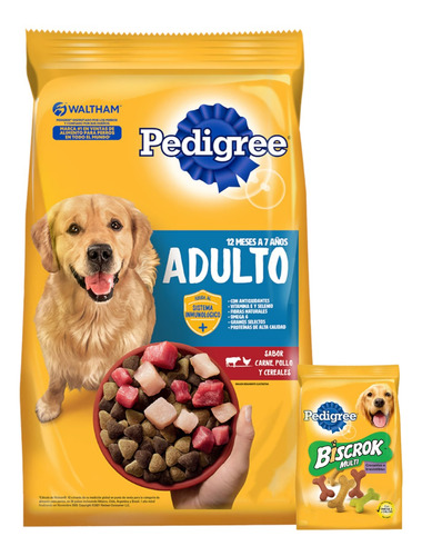Alimento Perro Pedigree Adulto 8 Kg + Promo!