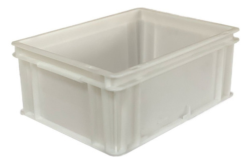 Caja Organizadora Plástico Resistente Apilables 15lts 4317/a Color Blanco Athena