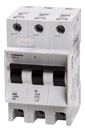 Termomagnética 3x16 Curva C - 3ka Siemens Tripolar Thermal