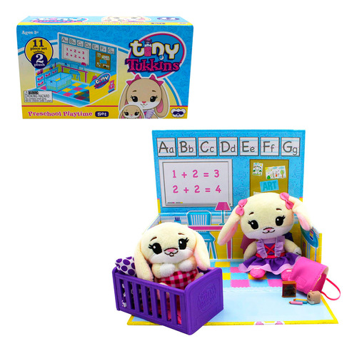Set Salon De Clases Conejito Tiny Tukkins Peluche Ternurines