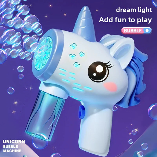Juguete Soplador Automático De Burbujas De Luz Bubble Machin