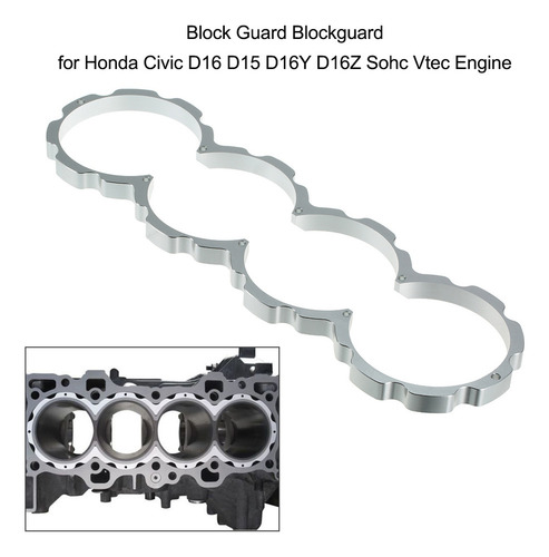 Protector De Bloque De Motor Vtec Civic Sohc D16z Guard Hond