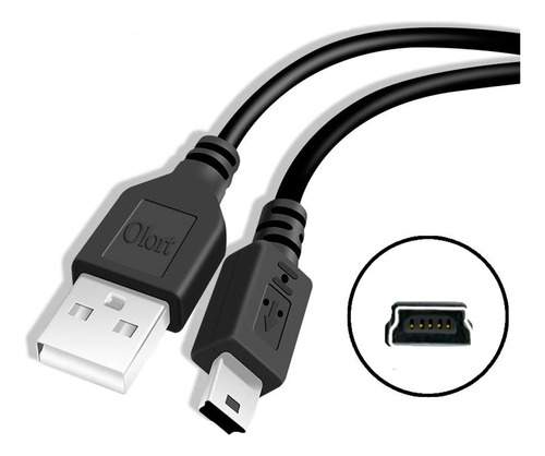 Cable De Carga Usb De 10 Pies De Largo Para Cámara Canon, Ca