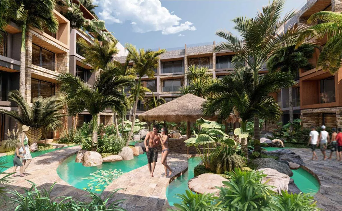 Departamento En Venta En Tulum, Estudio Menesse Kukulkan