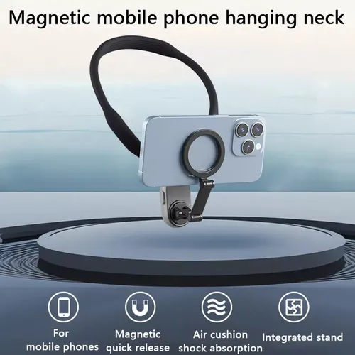 - Soporte Magnético Para El Cuello Para Teléfonos Celulares