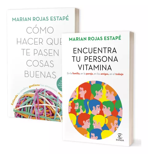 Cómo hacer que te pasen cosas buenas Encuentra tu persona vitamina (pack)  de Marian Rojas en Librerías Gandhi