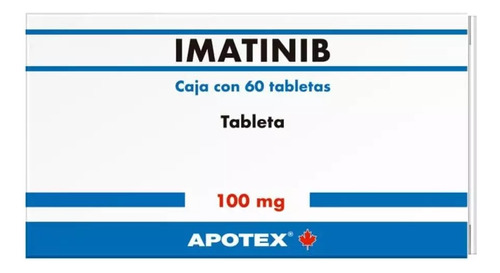 Imatinib 100mg Caja Con 60 Tabletas