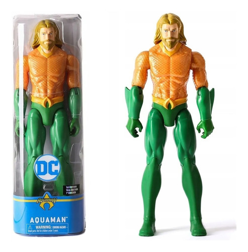  Muñeco Dc Figura Articulado Aquaman  30cm Original