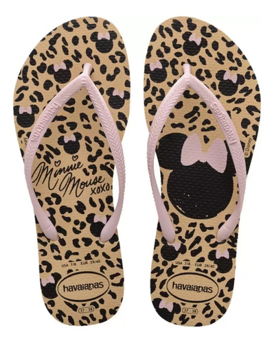 Chinelo Feminino Precata Sandalia Moda Havaianas Slim Disney