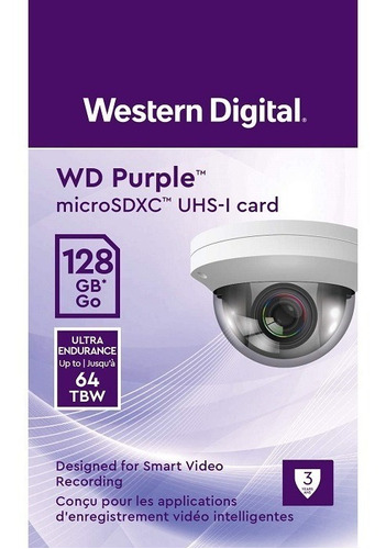 Memoria Microsd Card 128gb Wd Purple Scqd101 Ultra Endurance