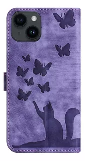 Capa Tipo Carteira Butterfly Cards Solt Flip Para iPhone, Ca