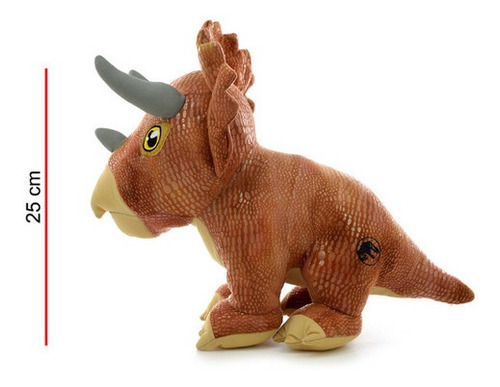 Peluche Triceratops- Jurassic World Con Sonido - 24 Cm