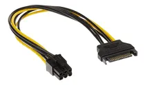 Comprar 5 Cables Sata 15 Pin A Pcie 6 Pin Tarjeta De Video Rig