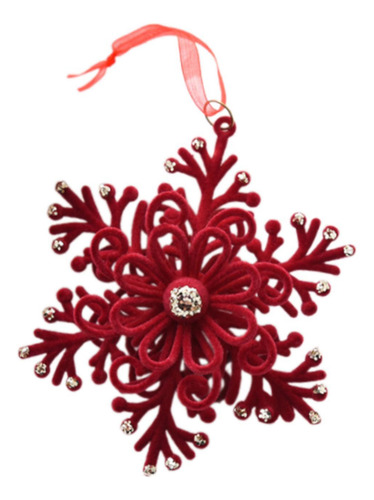 Adorno Colgante Para De Navidad, Adorno Navideño Rojo