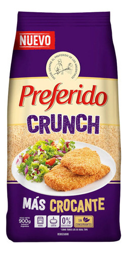 Pan Rallado Preferido Crunch 900g