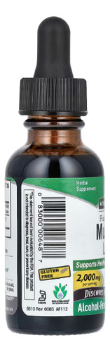 Natures Answer: gotas de gordolobo para los pulmones, té verde