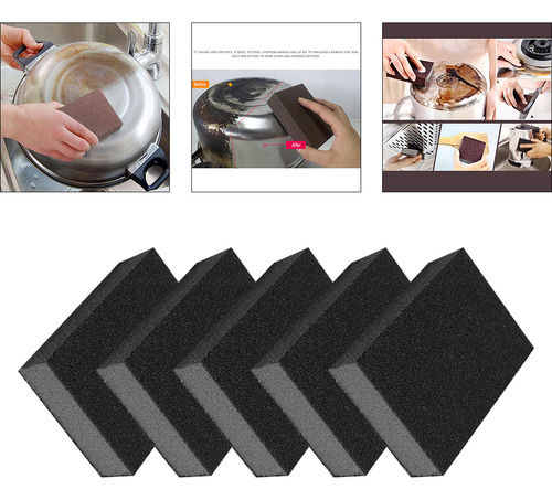 5 Pcs Pote De Cozinha Esponja De Limpeza Scrub Pads