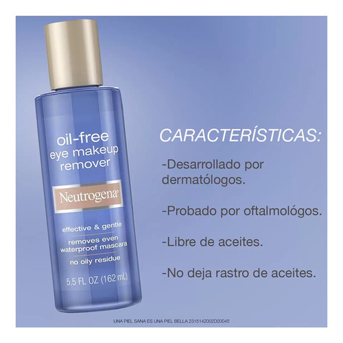 Neutrogena Desmaquillante Bifásico De Ojos 3 Pzas De 162 Ml