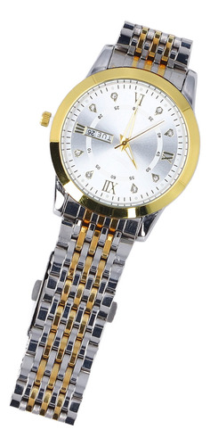Reloj Cronógrafo De Negocios Para Hombre, Reloj De Cuarzo Co