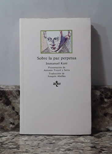 Libro Sobre La Paz Perpetua - Inmanuel Kant