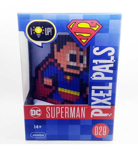 Luminária Pixel Pals Superman 029 Dc ''novo''
