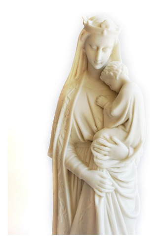 Imagem 4 de 7 de Imagem Escultura Nossa Senhora Da Sabedoria 40cm